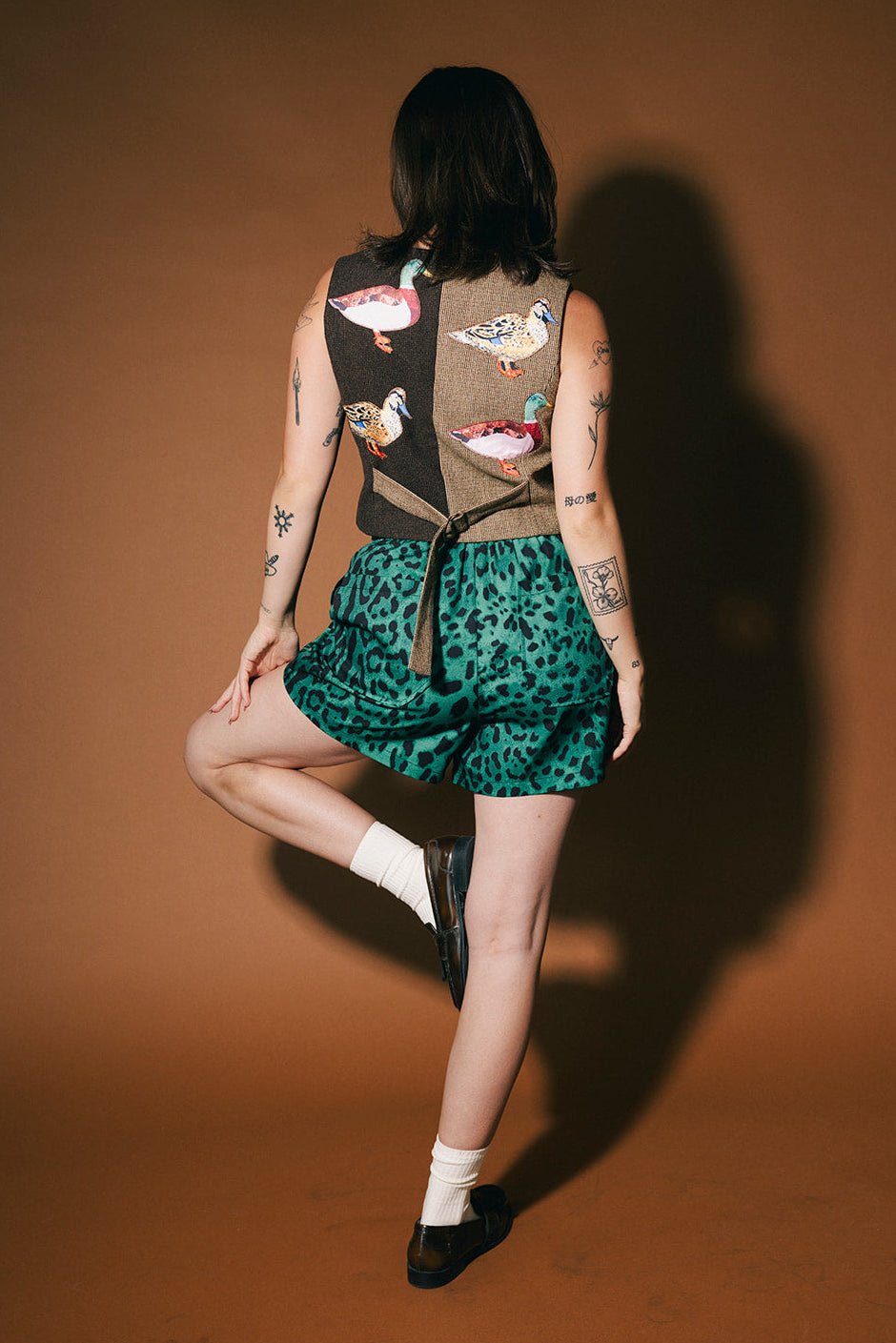 Lucky Duck Half + Half Waistcoat Vest - Dressed in Lala