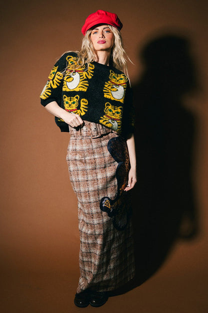 Lucky You Knit Tiger Top - Dressed in Lala