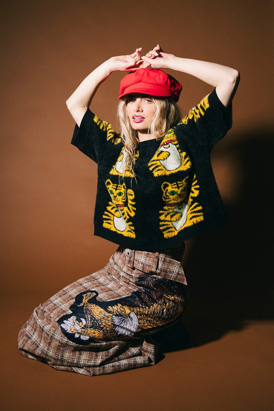 Lucky You Knit Tiger Top - Dressed in Lala