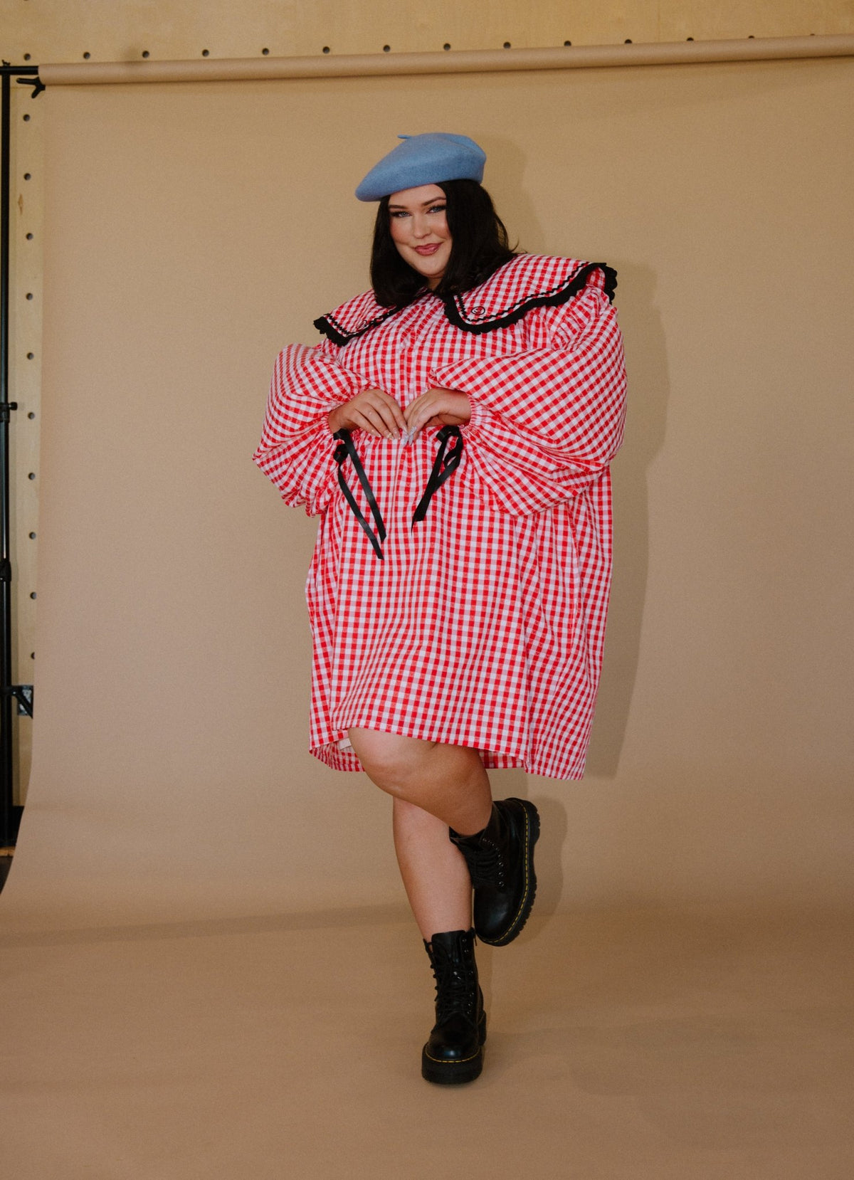 Magic Maker Mini Dress in Red Gingham – Dressed in Lala