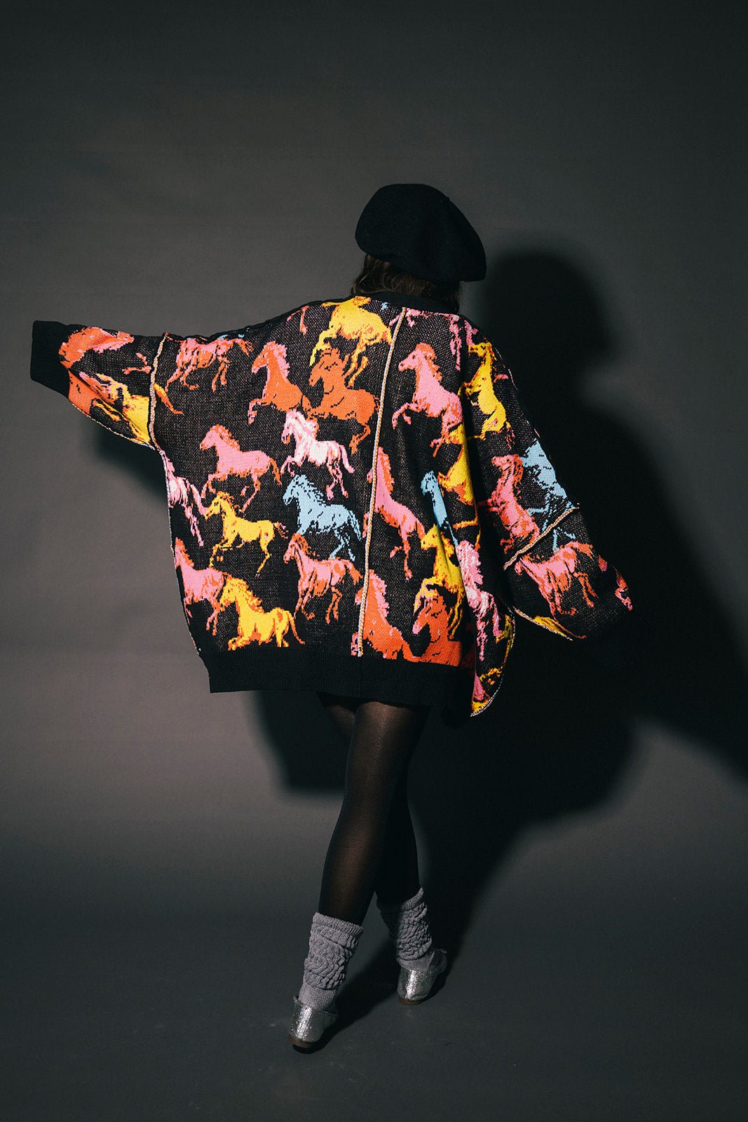 Magic Mustang Oversized Cardigan - Dressed in Lala