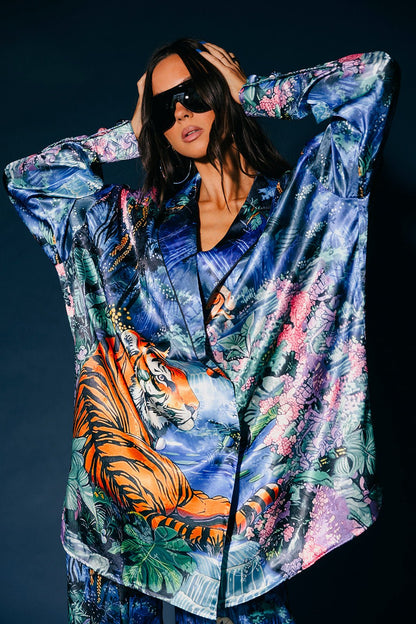 Meet Me on Planet Lala Jacquard Satin Set - Dressed in Lala