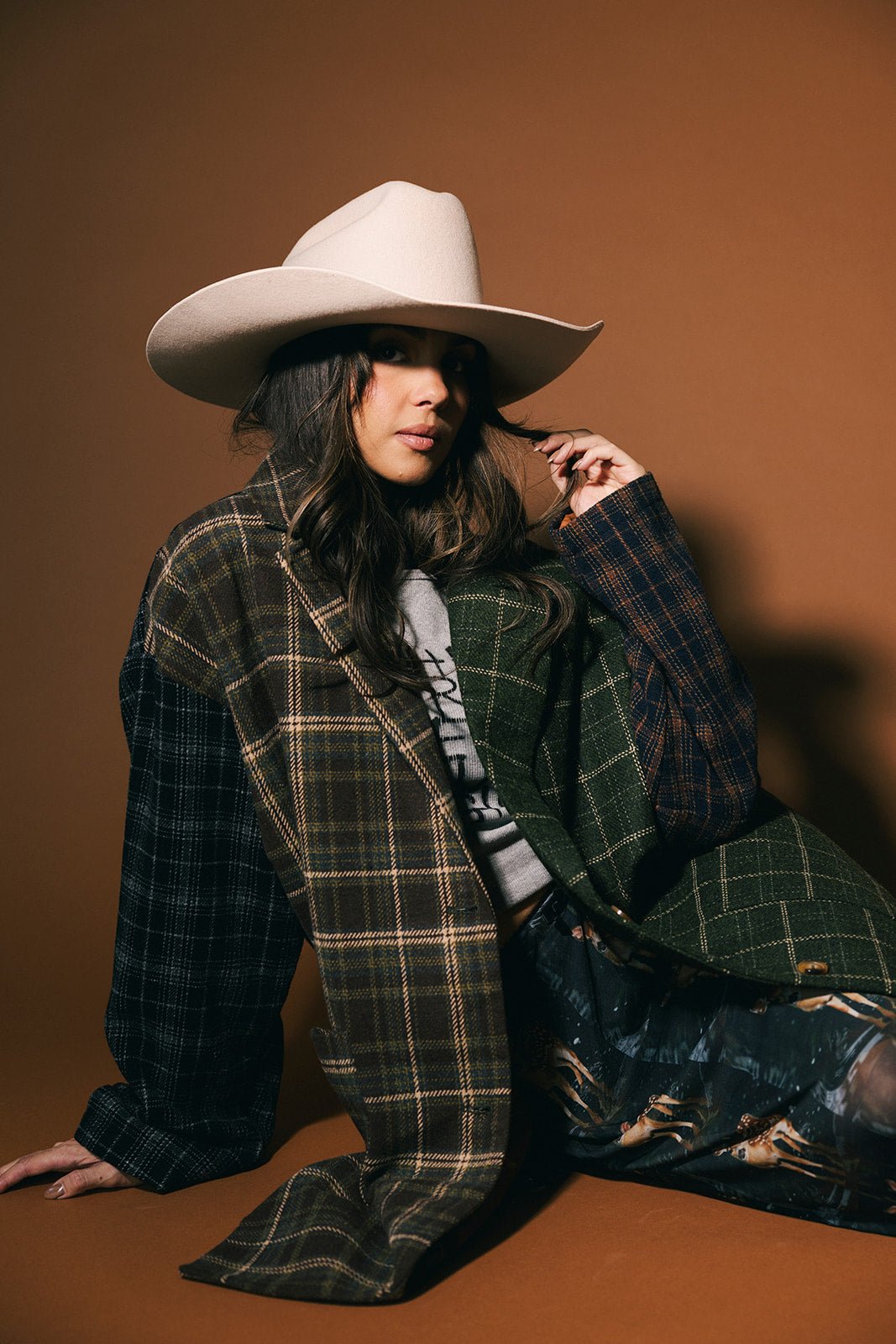 Mercury Retrograde Patchwork Plaid Coat - Dressed in Lala