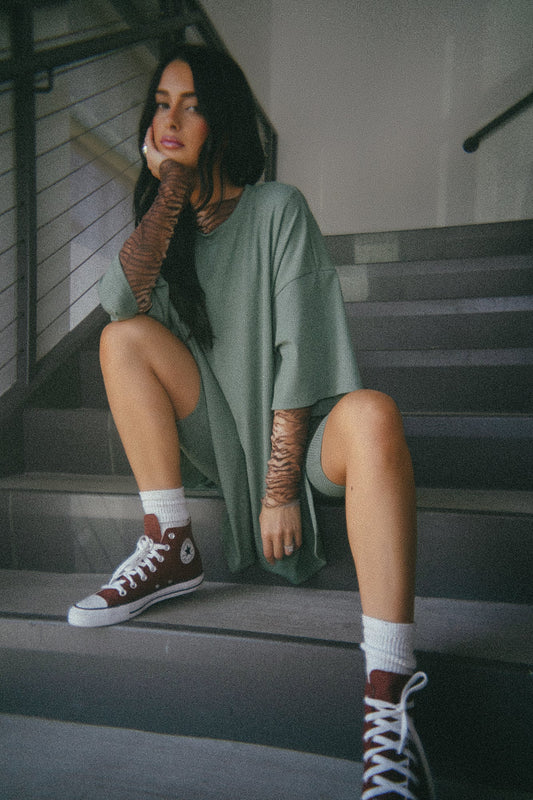 Mesh Top in Go Get 'Em Tiger - Dressed in Lala