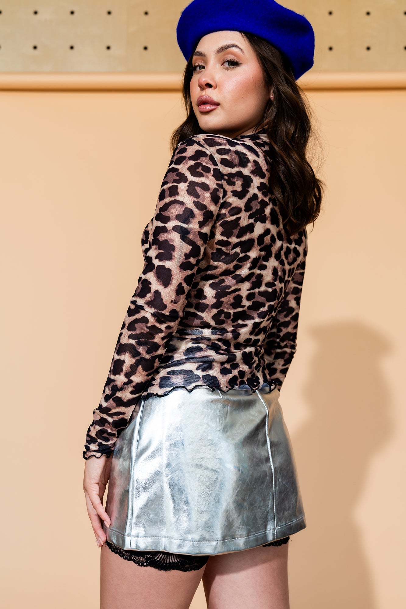 Mesh Top in Leopard Lady - Dressed in Lala