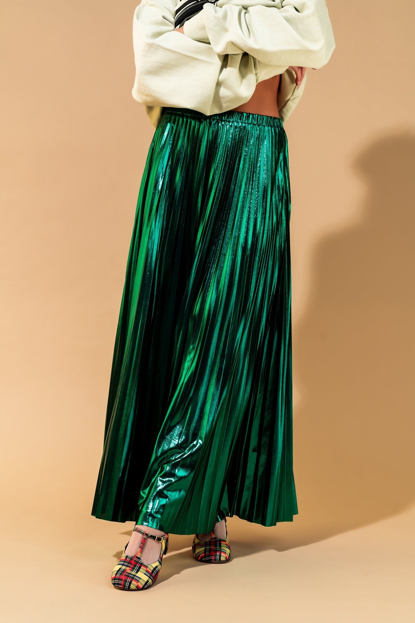 HER Emerald Green Skirt Set main image 1