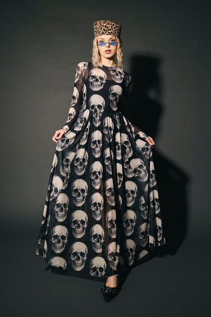 More You Mesh Maxi Dress in Bad To The Bone - Dressed in Lala