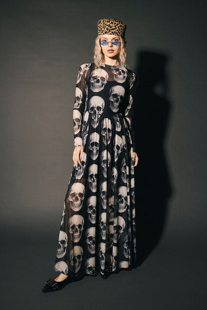 More You Mesh Maxi Dress in Bad To The Bone - Dressed in Lala