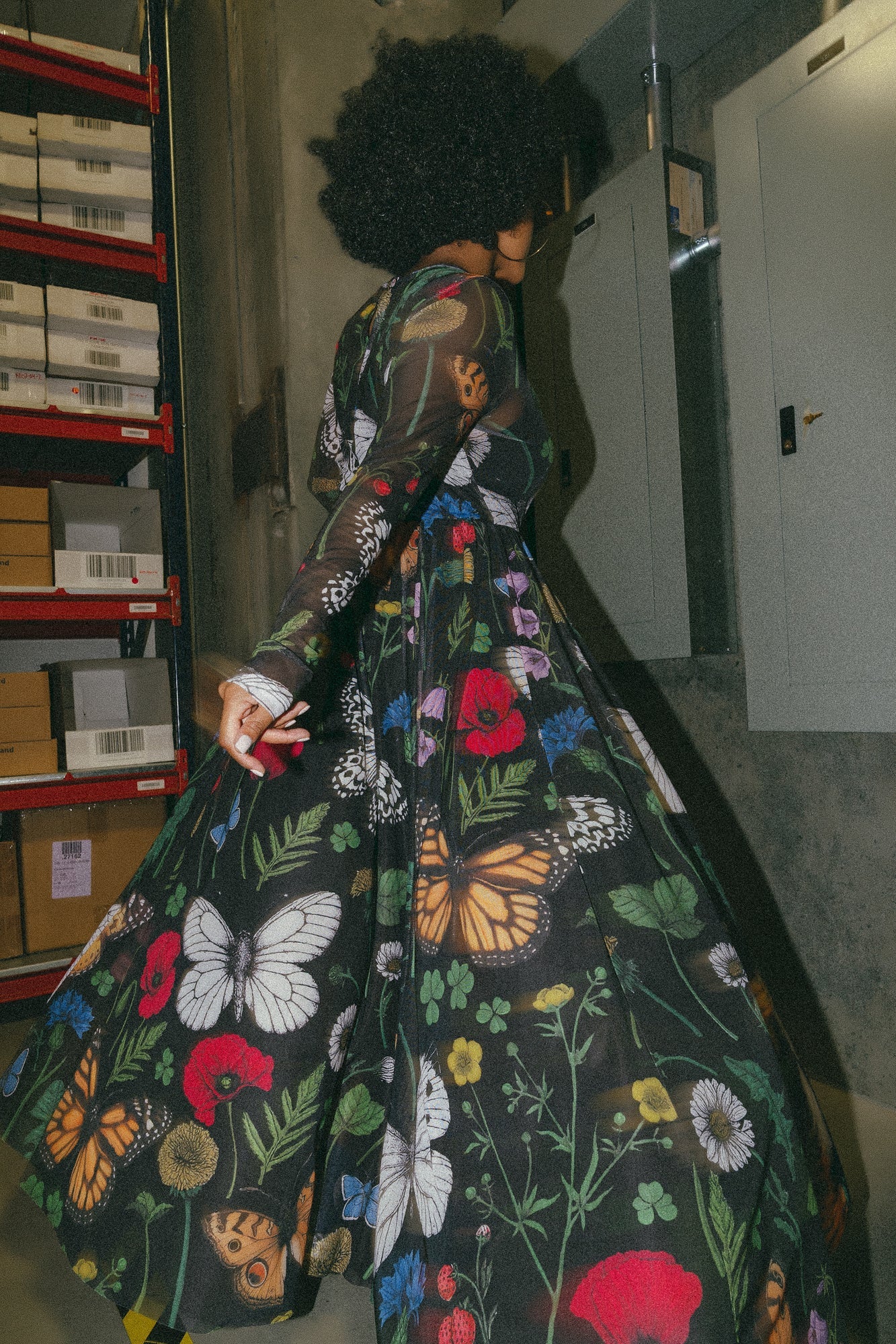More You Mesh Maxi Dress in Folklore Florals - Dressed in Lala