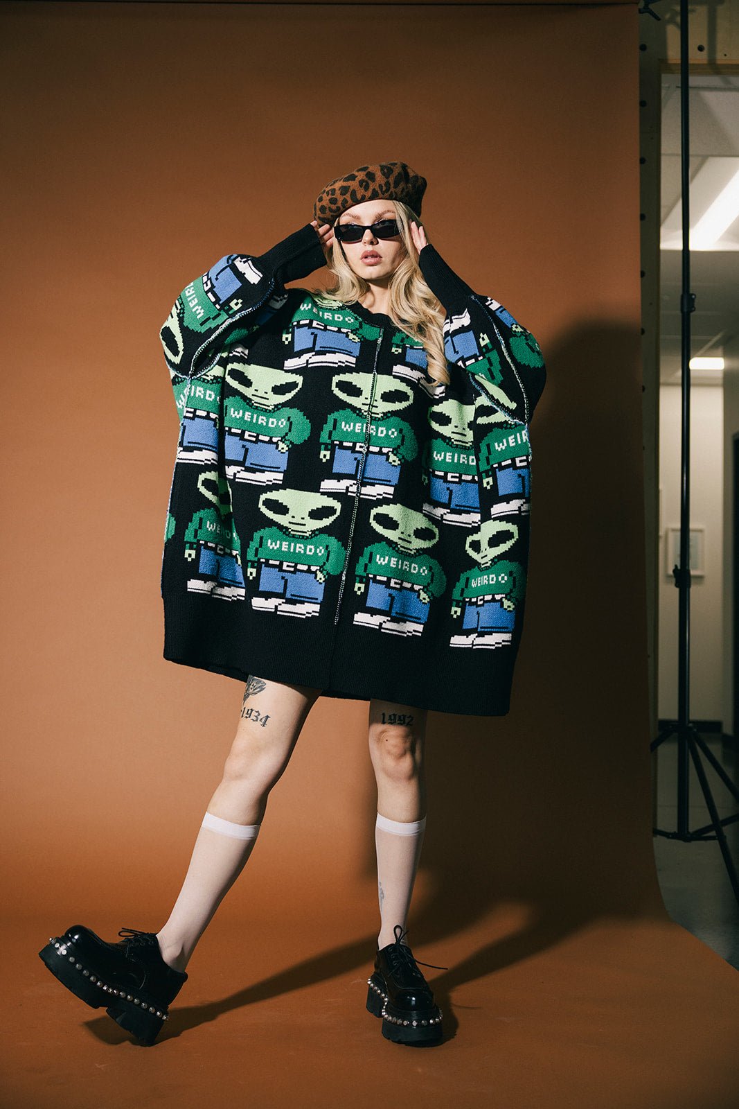 Mr Weirdo Oversized Sweater - Dressed in Lala