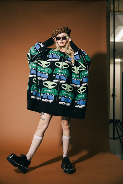 Mr Weirdo Oversized Sweater - Dressed in Lala