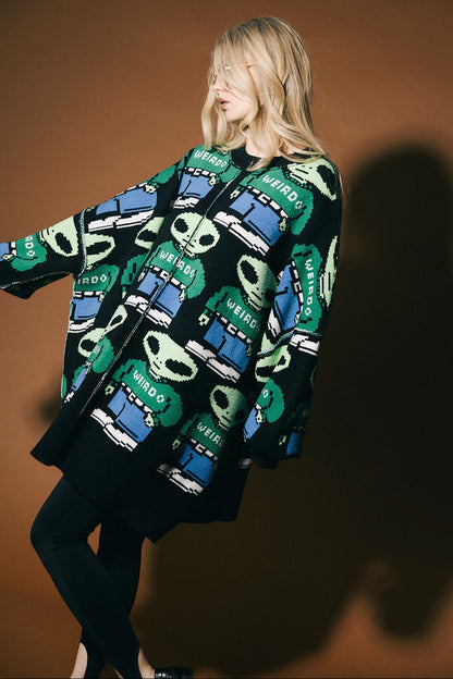 Mr Weirdo Oversized Sweater - Dressed in Lala
