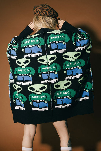 Mr Weirdo Oversized Sweater - Dressed in Lala