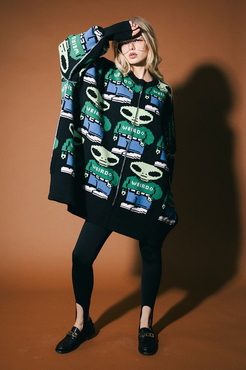 Mr Weirdo Oversized Sweater - Dressed in Lala