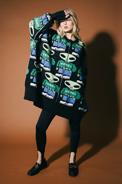 Mr Weirdo Oversized Sweater - Dressed in Lala