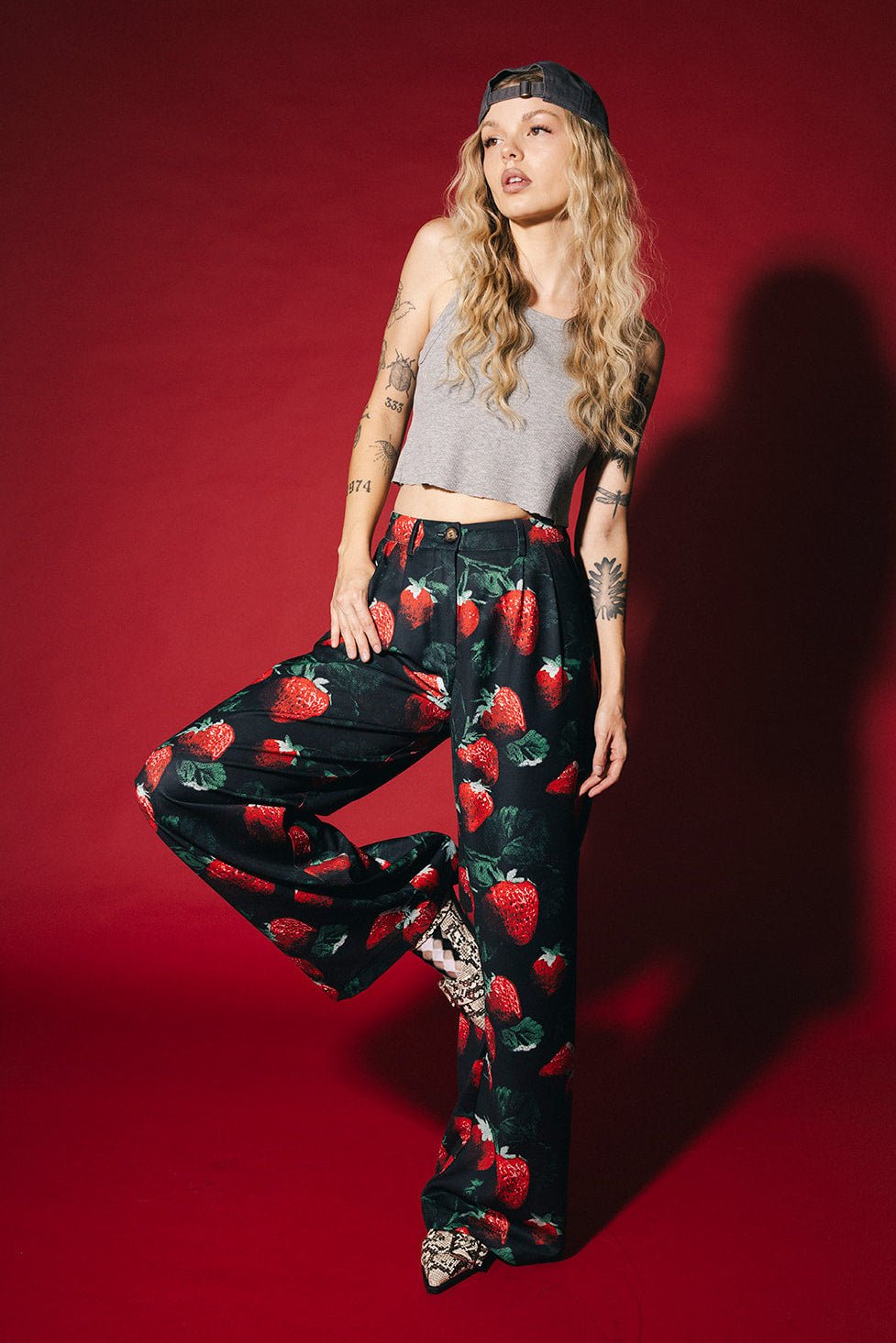 Never Taking These Off Trousers in Berry Bad - Dressed in Lala