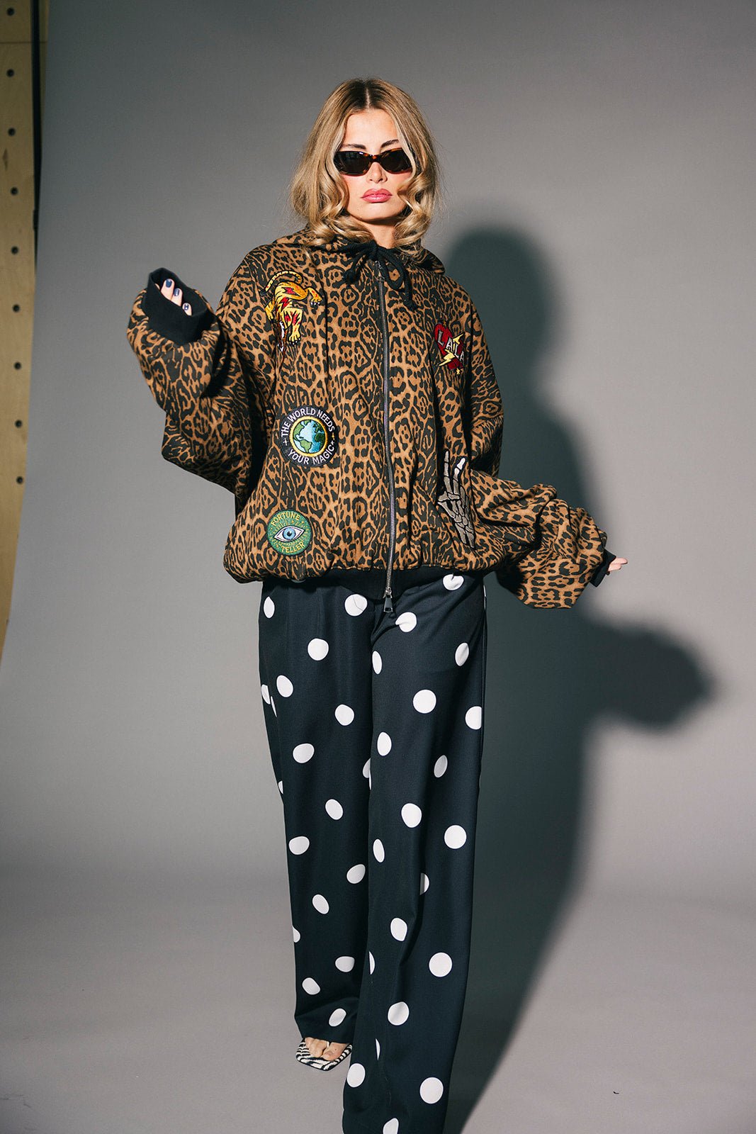 Never Taking These Off Trousers in Classic Polka Dot - Dressed in Lala