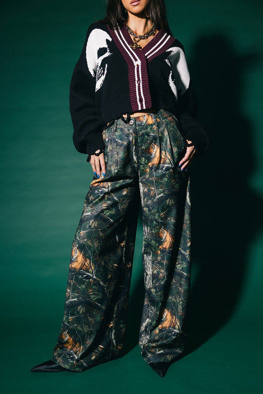 Never Taking These Off Trousers in Lala Camouflage - Dressed in Lala