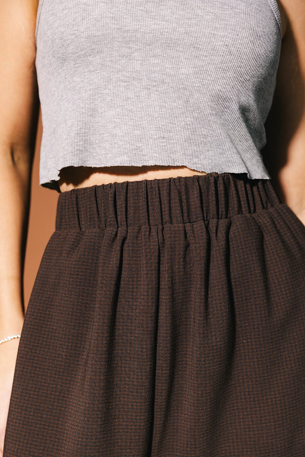 No Saint Checkered Harem Pants - Dressed in Lala