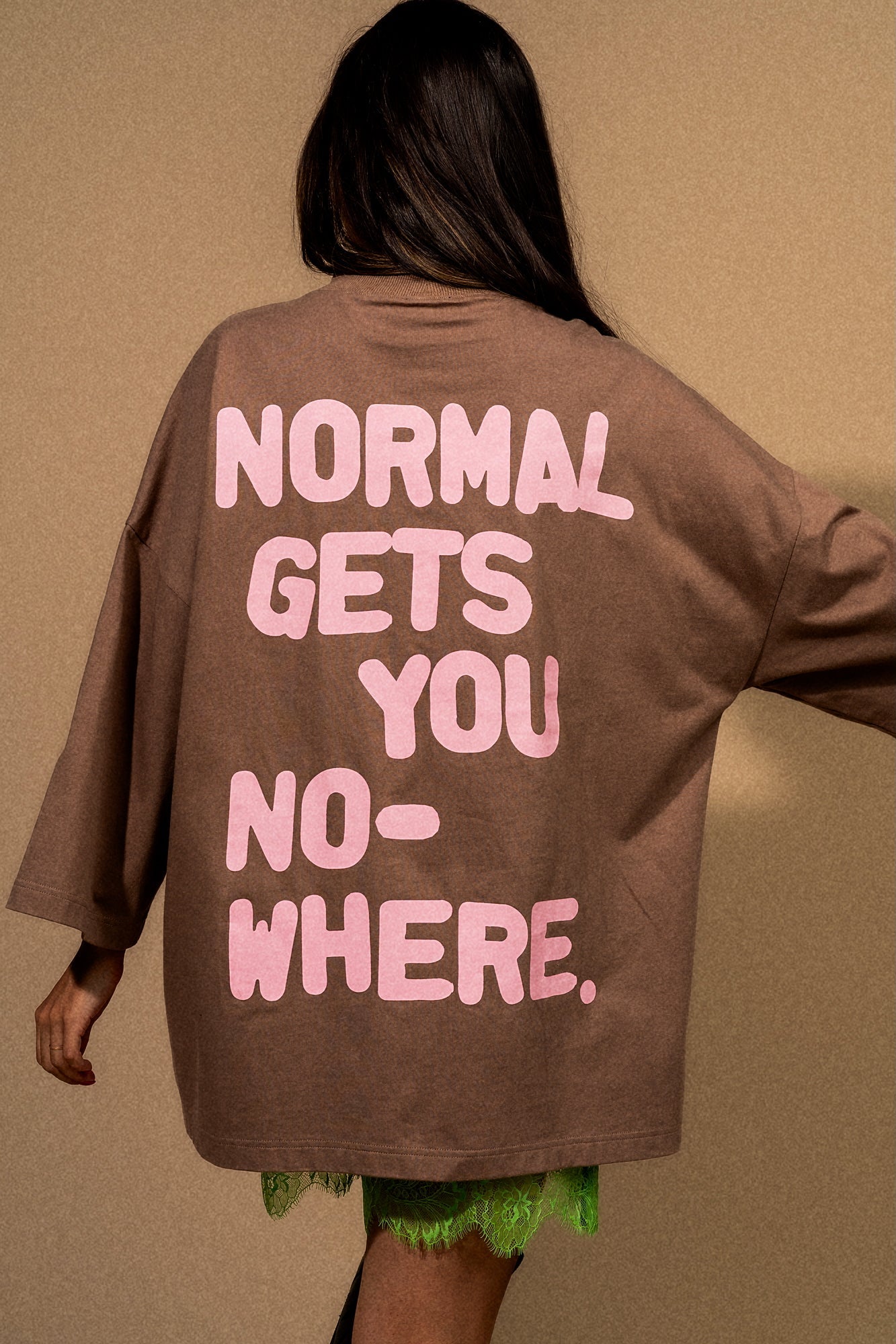 Normal Gets You Nowhere Heavyweight Cotton Dream Tee - Dressed in Lala