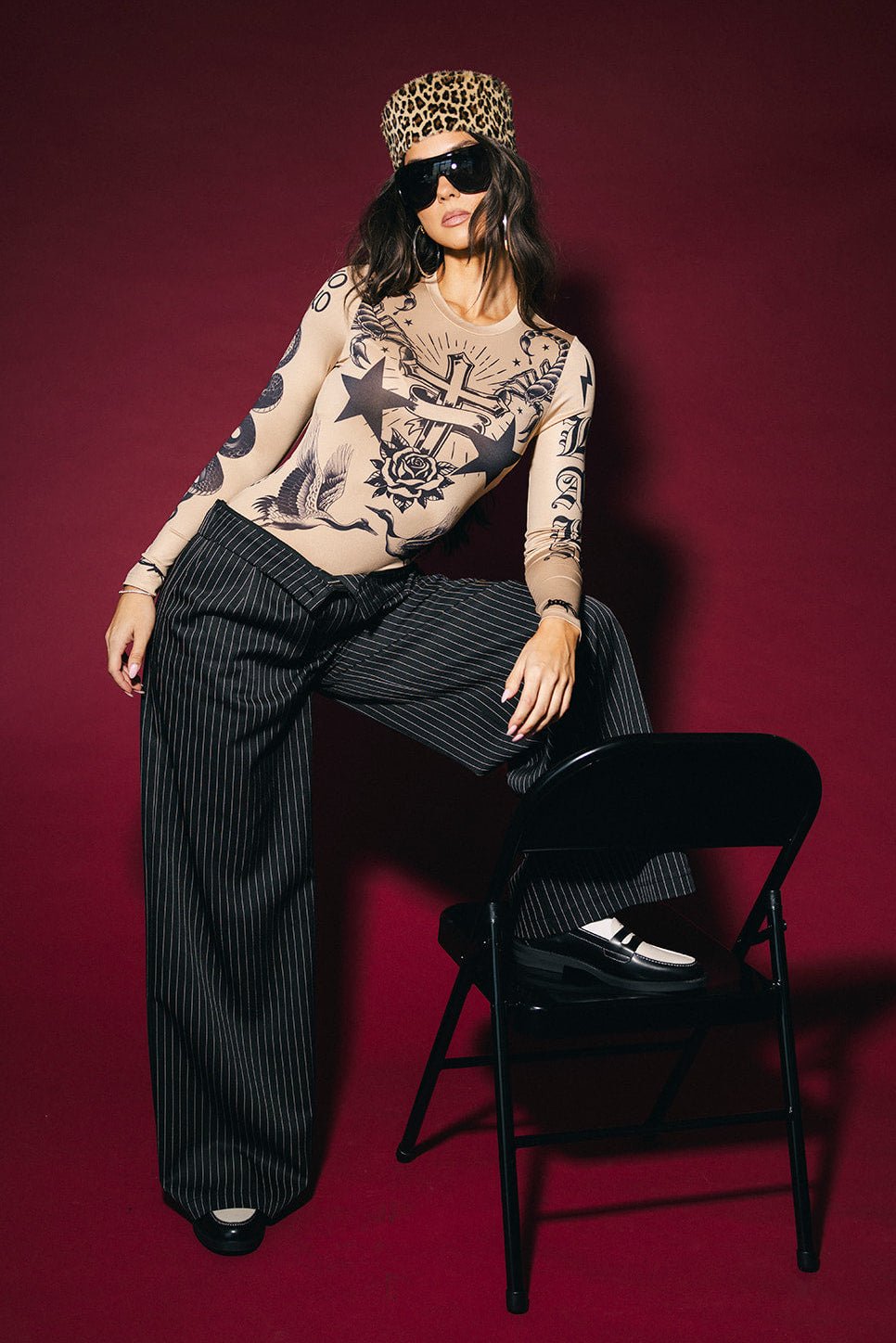 Not Your Girl Tattoo Bodysuit - Dressed in Lala