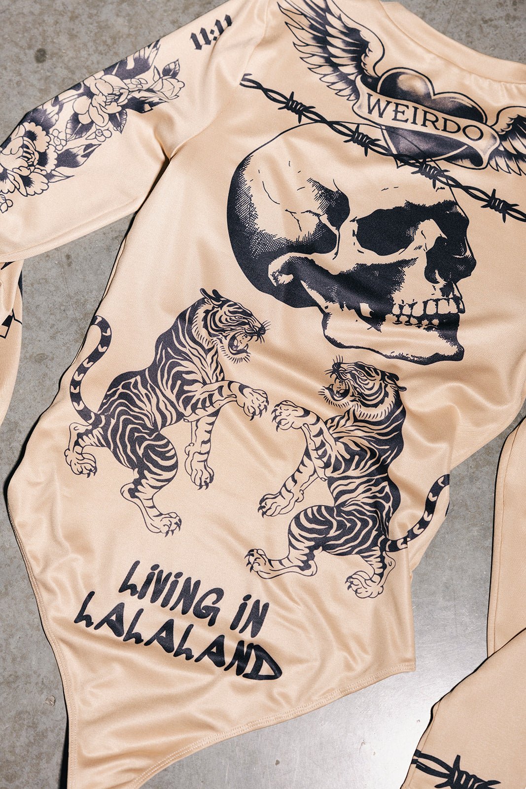 Not Your Girl Tattoo Bodysuit - Dressed in Lala