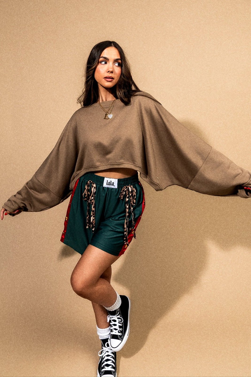 Off Duty & Unbothered Track Shorts - Dressed in Lala