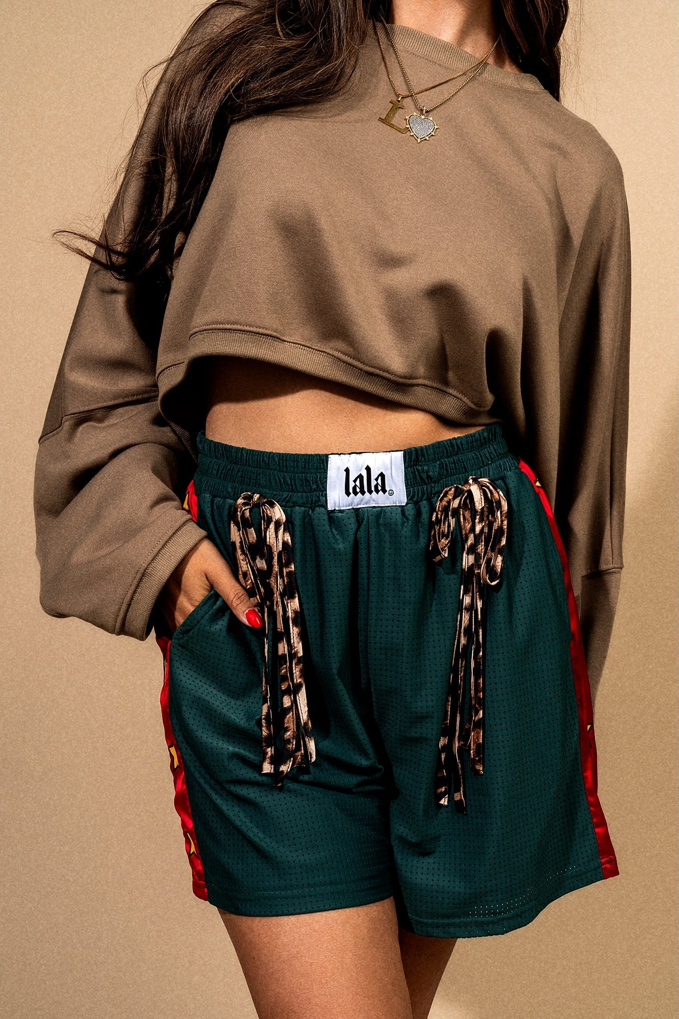 Off Duty & Unbothered Track Shorts - Dressed in Lala