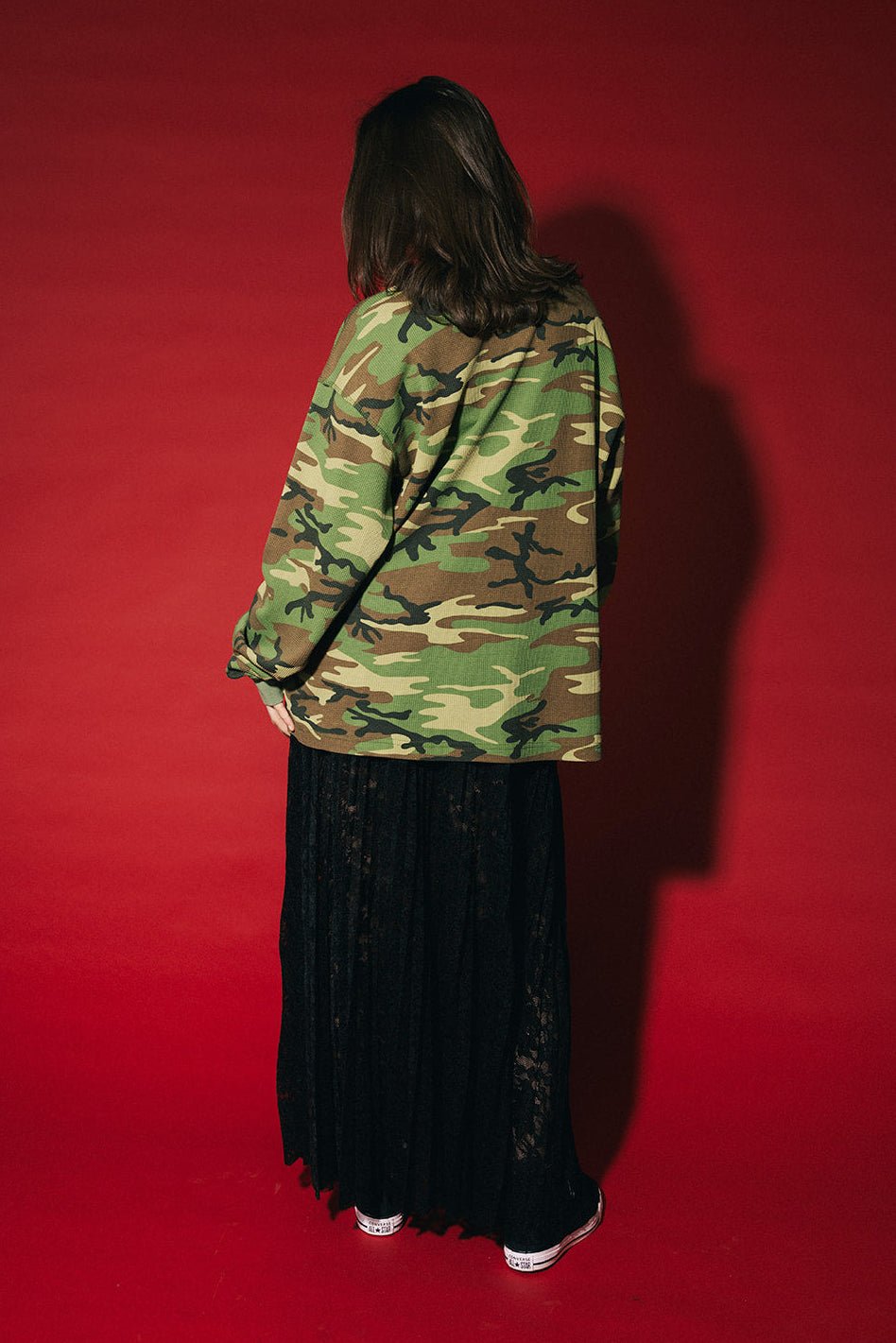 Oh La La Oversized Camo Thermal - Dressed in Lala