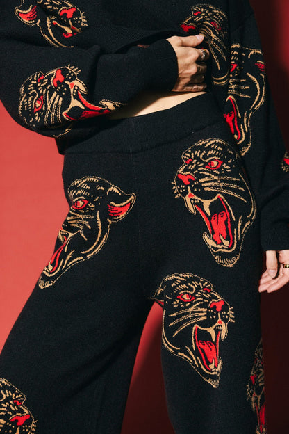 Panther Parade Knit Matching Set - Dressed in Lala