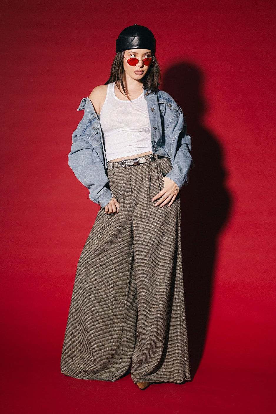 Prep School Dropout Ultra Wide Leg Trousers - Dressed in Lala