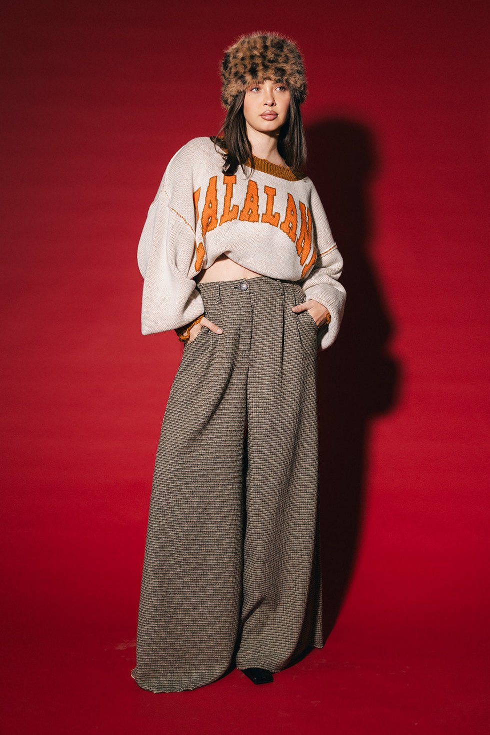 Prep School Dropout Ultra Wide Leg Trousers - Dressed in Lala