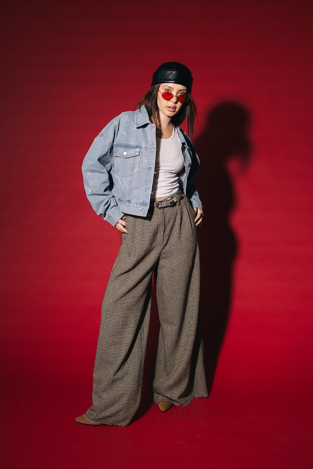 Prep School Dropout Ultra Wide Leg Trousers - Dressed in Lala