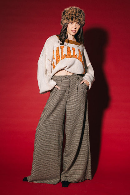 Prep School Dropout Ultra Wide Leg Trousers - Dressed in Lala