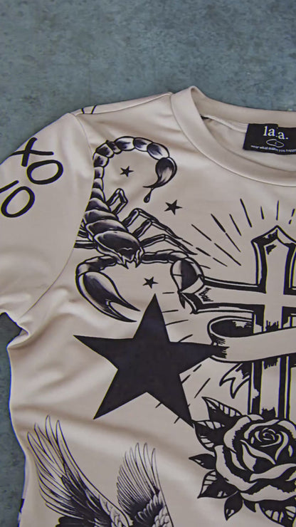 Not Your Girl Tattoo Bodysuit