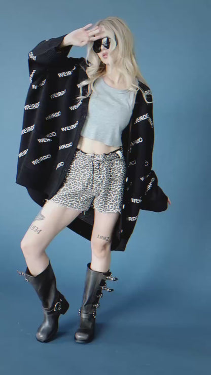 Certified Weirdo Oversized Cardigan