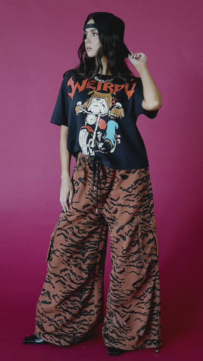 Bad Dog Bulldog Crop Tee