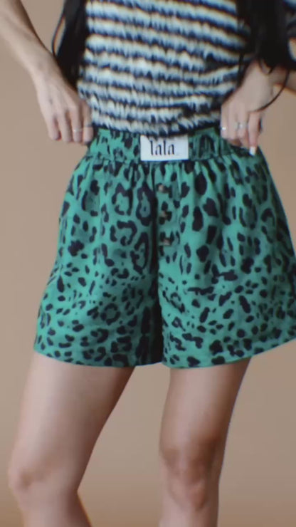Emerald City Leopard Boxer Shorts