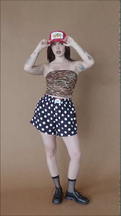 Gemini Moon Polka Dot Boxer Shorts
