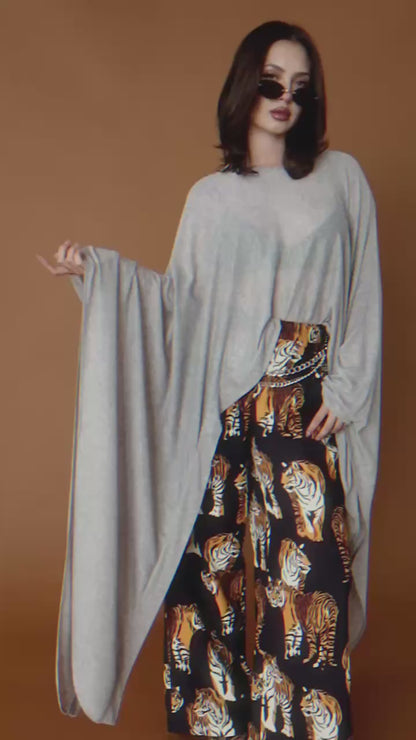 Silver Springs Top in Heather Grey
