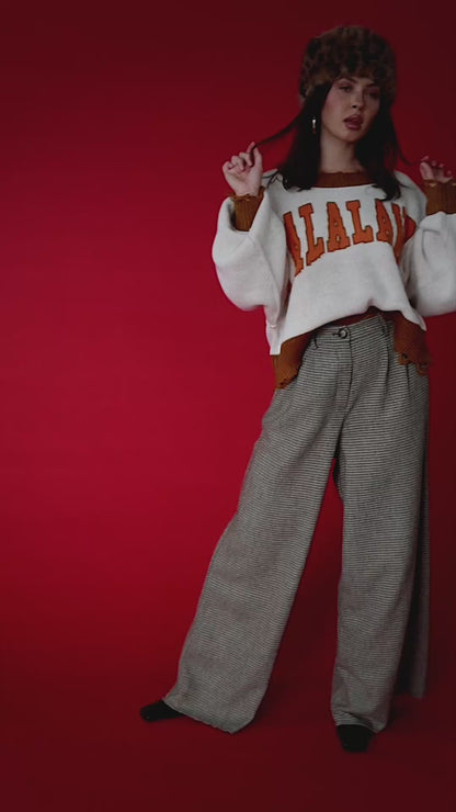 Prep School Dropout Ultra Wide Leg Trousers