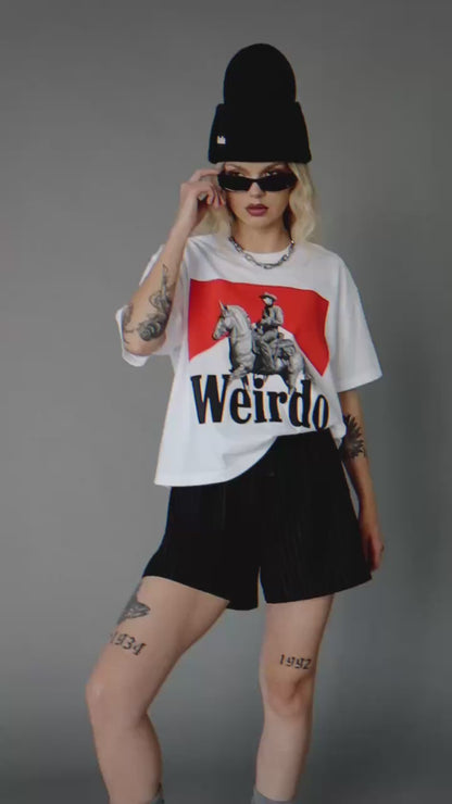 Wild Weirdo Boxy Tee in White