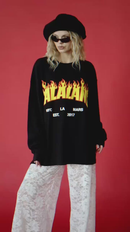 With The Band in Lalaland Oversized Thermal