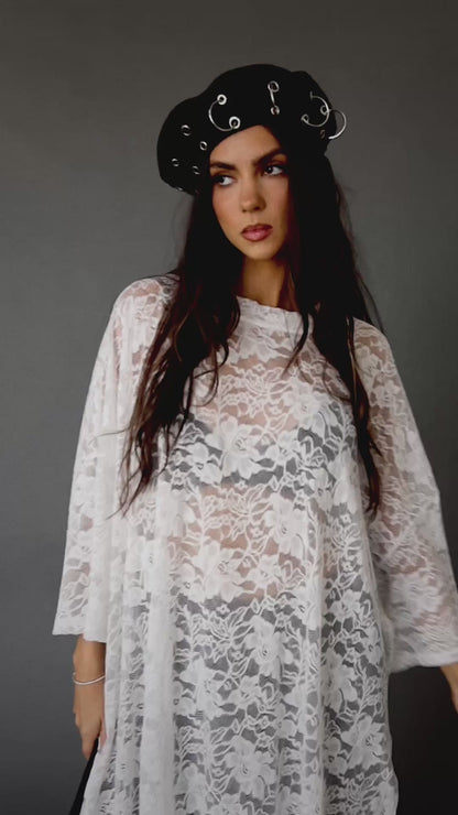 Love Hangover Oversized Tunic in White