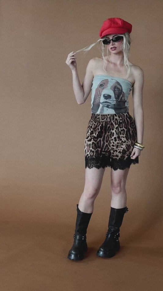 Puppy Dog Eyes Tube Top *PREORDER SHIPS 6/9*