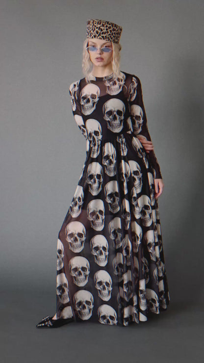 More You Mesh Maxi Dress in Bad To The Bone