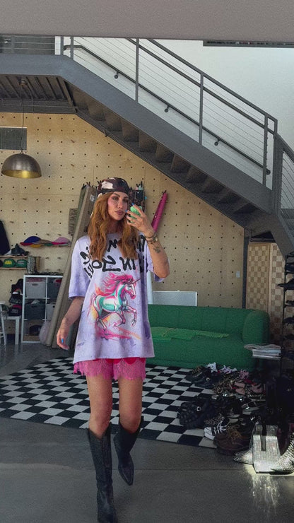 The Magic Is In You Oversized Tie Dye Tee