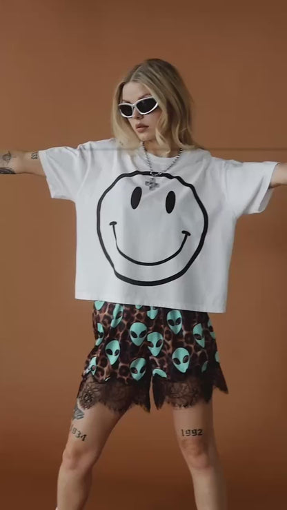 The World Needs Your Magic Crop Tee in White
