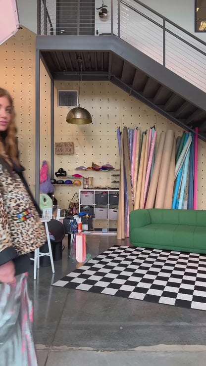 Welcome to Lalaland Quilted Leopard Oversized Jacket