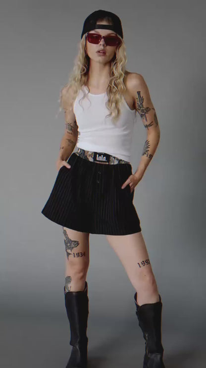 A Little Bit of This & That Pinstripe Boxer Shorts